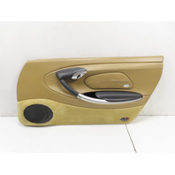 00 Porsche Boxster S 986 #1316 Door Panel Pair, Tan Leather, Right & Left