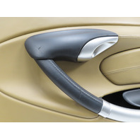 00 Porsche Boxster S 986 #1316 Door Panel Pair, Tan Leather, Right & Left