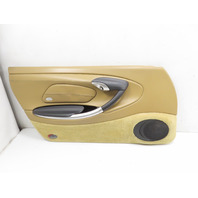 00 Porsche Boxster S 986 #1316 Door Panel Pair, Tan Leather, Right & Left
