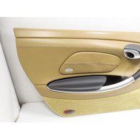 00 Porsche Boxster S 986 #1316 Door Panel Pair, Tan Leather, Right & Left