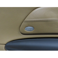00 Porsche Boxster S 986 #1316 Door Panel Pair, Tan Leather, Right & Left