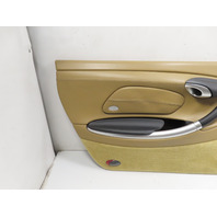 00 Porsche Boxster S 986 #1316 Door Panel Pair, Tan Leather, Right & Left