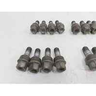 00 Porsche Boxster S 986 #1316 Lug Bolt Set, 20 OEM Wheel Lug Nuts 4 Locking & Key