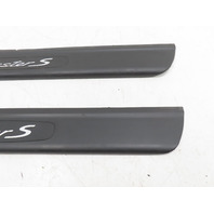 00 Porsche Boxster S 986 #1316 Trim Pair, Door Sill Scuff Plate Boxster S Scribe