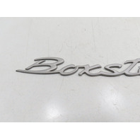 00 Porsche Boxster S 986 #1316 Emblem "Boxster S" Letters Badge Rear Trunk Black
