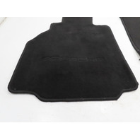 00 Porsche Boxster S 986 #1316 Floor Mat Pair, Set of 2 Carpets, Black Left & Right