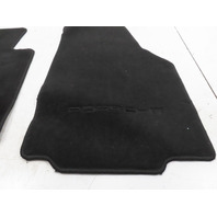00 Porsche Boxster S 986 #1316 Floor Mat Pair, Set of 2 Carpets, Black Left & Right