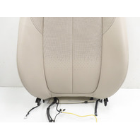16 BMW X1 F48 Xdrive 28i #1317 Seat Cushion Backrest Front RH Heated Oyster Grey