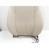 16 BMW X1 F48 Xdrive 28i #1317 Seat Cushion Backrest Front LH Heated Oyster Grey