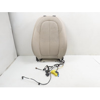 16 BMW X1 F48 Xdrive 28i #1317 Seat Cushion Backrest Front LH Heated Oyster Grey