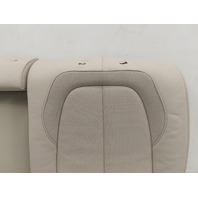 16 BMW X1 F48 Xdrive 28i #1317 Seat Backrest Cushion Rear LH Oyster Grey Leather