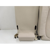 16 BMW X1 F48 Xdrive 28i #1317 Seat Backrest Cushion Rear LH Oyster Grey Leather