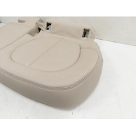 16 BMW X1 F48 Xdrive 28i #1317 Seat Bottom Cushion Rear LH Oyster Grey Leather