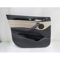 16 BMW X1 F48 Xdrive 28i #1317 Door Panel, Front Left Black Oyster Grey