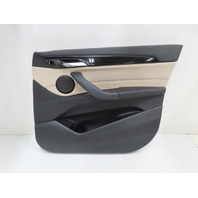 16 BMW X1 F48 Xdrive 28i #1317 Door Panel, Front Right Black Oyster Grey