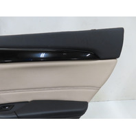 16 BMW X1 F48 Xdrive 28i #1317 Door Panel, Rear Right Black Oyster Grey