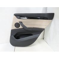 16 BMW X1 F48 Xdrive 28i #1317 Door Panel, Rear Right Black Oyster Grey