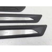 16 BMW X1 F48 Xdrive 28i #1317 Trim Set, Door Sill Scuff Panel Front & Rear 51477454945 51477349673