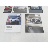 16 BMW X1 F48 Xdrive 28i #1317 Owner's Manual Set, Books & Pouch