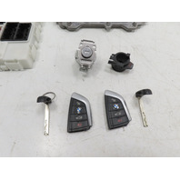 16 BMW X1 F48 Xdrive 28i #1317 Module, Immobilizer Ignition lock Fob Key ECU DME