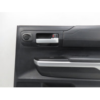 15 Toyota Tundra Crewmax #1318 door panel, right rear, extended cab, black