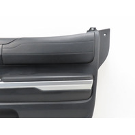 15 Toyota Tundra Crewmax #1318 door panel, right rear, extended cab, black