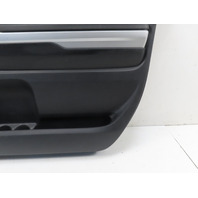 15 Toyota Tundra Crewmax #1318 door panel, right rear, extended cab, black