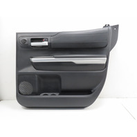 15 Toyota Tundra Crewmax #1318 door panel, right rear, extended cab, black