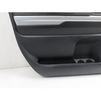 15 Toyota Tundra Crewmax #1318 door panel, left rear extended cab black