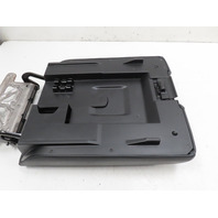 15 Toyota Tundra Crewmax #1318 center console armrest, black Leather