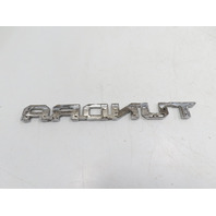 15 Toyota Tundra Crewmax #1318 emblem, door badge "Tundra" chrome left front 75471-0C150