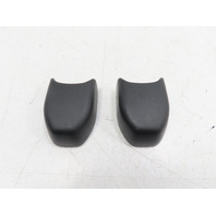 15 Toyota Tundra Crewmax #1318 trim pair, seat belt bolt covers black73233-0C010