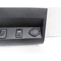 15 Toyota Tundra Crewmax #1318 trim, dash lower panel aux socket v12 55434-0C030