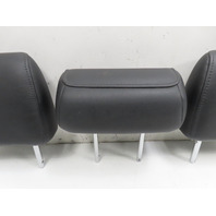 15 Toyota Tundra Crewmax #1318 headrest set, second row rear seat black