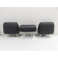 15 Toyota Tundra Crewmax #1318 headrest set, second row rear seat black