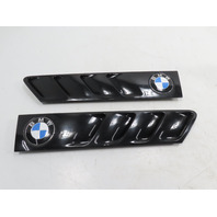 00 BMW Z3 E36 3.0L #1319 Grill Pair, Exterior Hood Gill 51138397505 51138397506