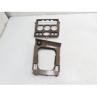 00 BMW Z3 E36 3.0L #1319 Trim Set, Gauge & Shifter Bezel, Wood Grain
