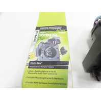 Hopkins 7 Blade 4 Flat Towing Solutions Trailer Wiring Kit 47185 w Bracket Mount