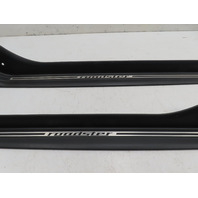 96 BMW Z3 E36 1.9L #1320 Trim Pair, Door Sill "ROADSTER" Script 51478397501, 51478397502