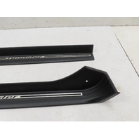 96 BMW Z3 E36 1.9L #1320 Trim Pair, Door Sill "ROADSTER" Script 51478397501, 51478397502