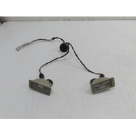 96 BMW Z3 E36 1.9L #1320 Light Lamp Pair License Plate w/ Wiring Rear
