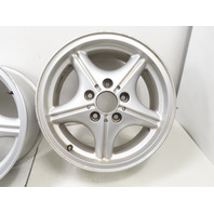 96 BMW Z3 E36 1.9L #1320 Wheel Set, Style 35 Z-Star 16x7 Silver 36111092260