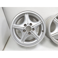96 BMW Z3 E36 1.9L #1320 Wheel Set, Style 35 Z-Star 16x7 Silver 36111092260