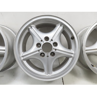96 BMW Z3 E36 1.9L #1320 Wheel Set, Style 35 Z-Star 16x7 Silver 36111092260