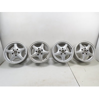96 BMW Z3 E36 1.9L #1320 Wheel Set, Style 35 Z-Star 16x7 Silver 36111092260