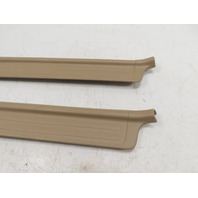 01 Mazda Miata NB2 #1321 Trim Pair, Door Sill Carpet Holder Left & Right Tan