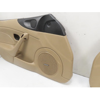 01 Mazda Miata NB2 #1321 Trim Door Panel Pair Right & Left Black/Tan NC7668420F21 NC7668450F21