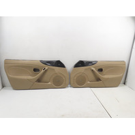 01 Mazda Miata NB2 #1321 Trim Door Panel Pair Right & Left Black/Tan NC7668420F21 NC7668450F21