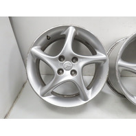 01 Mazda Miata NB2 #1321 Wheel Rim Set 5 Spoke Twist 16x6.5 OEM