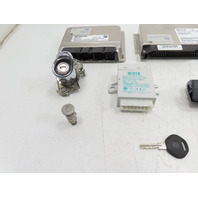 00 BMW Z3 E36 2.5L #1322 Lock & Key Set, ECU DME EWS Immobilizer Ignition M52/TU